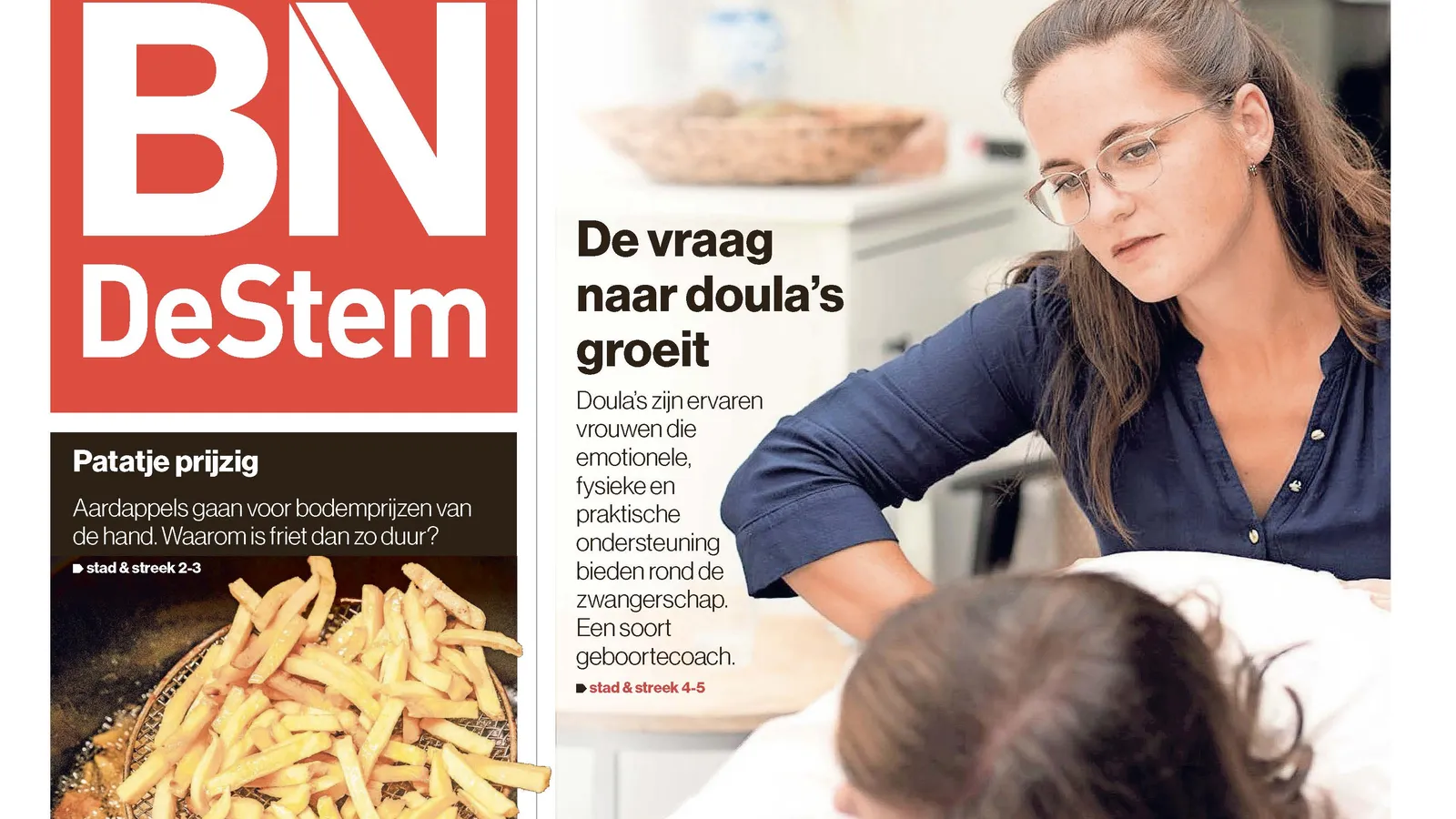 De vraag naar doula's groeit